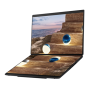 Asus , Zenbook Duo UX8407AA-SN066W , Moher Gray , 14 , OLED , Touchscreen , 2.8K , 2880 x 1800 pixels , 144 Hz , Anti-Reflective , Intel Core Ultra X9 , 378H , 32 GB , LPDDR5X , Solid-state drive capacity 2000 GB , Intel Arc Graphics , Windows 11 Pro , 80