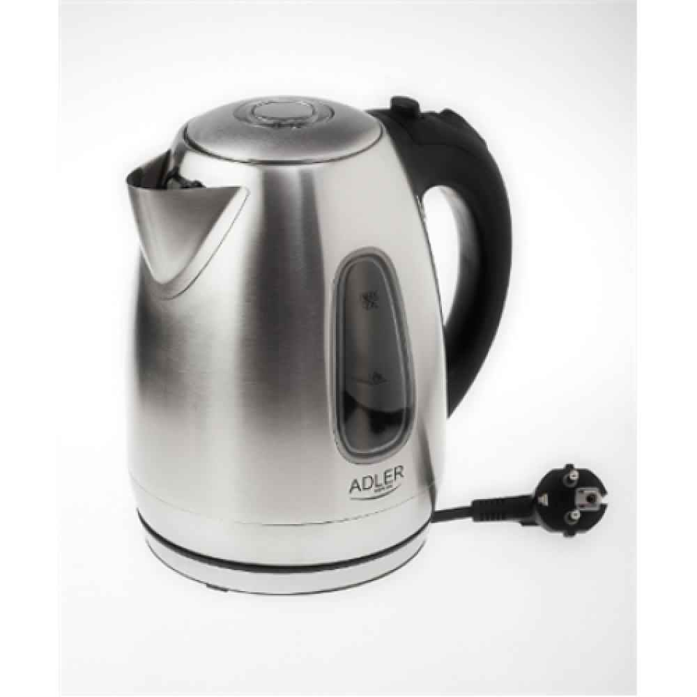 Adler , Kettle , AD 1223 , Standard , 2200 W , 1.7 L , Stainless steel , 360° rotational base , Stainless steel