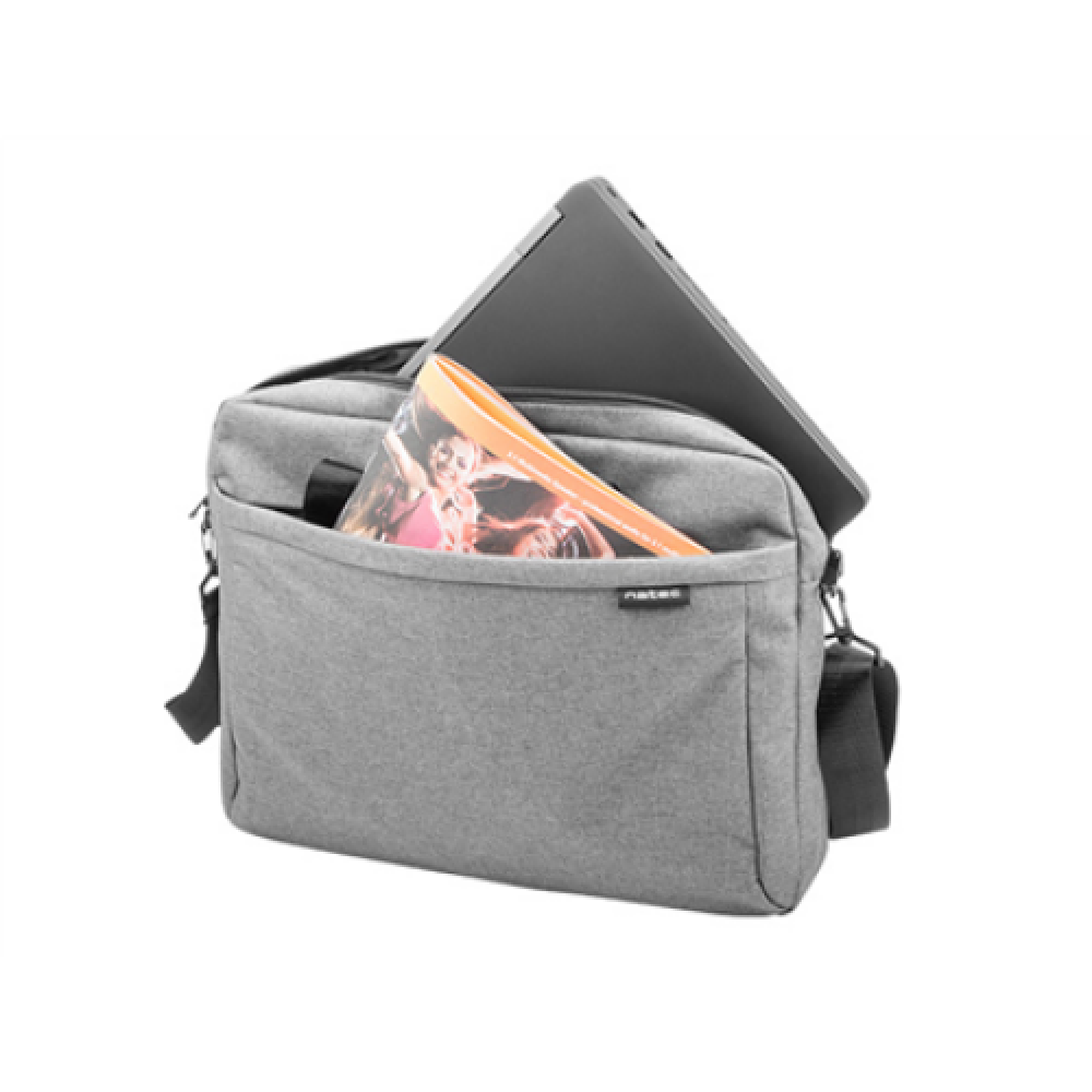 Natec Laptop Bag, Mustela, 15.6, Grey
