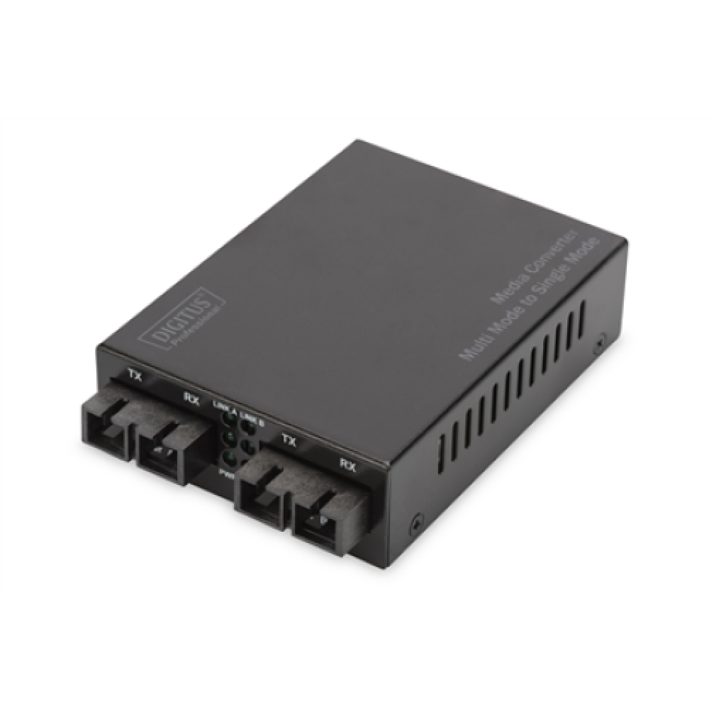 Digitus Fast Ethernet Media Converter Multi- to Singlemode SC to SC, Wavelenth 1310nm DN-82024 SC SC