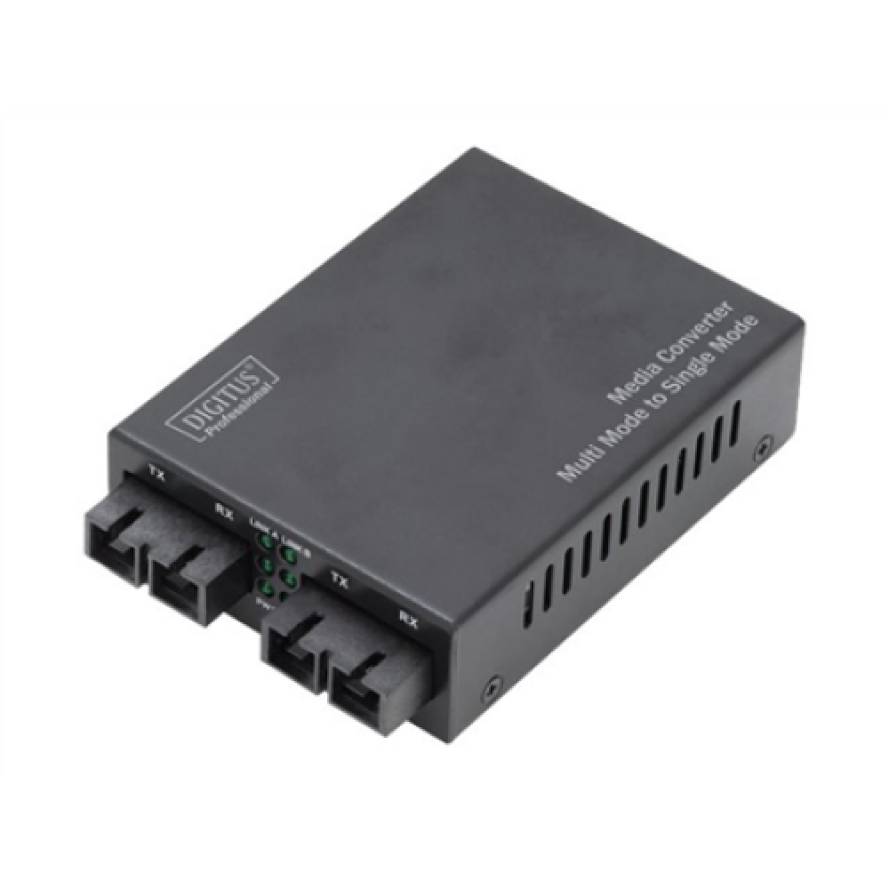 Digitus Fast Ethernet Media Converter Multi- to Singlemode SC to SC, Wavelenth 1310nm DN-82024 SC SC