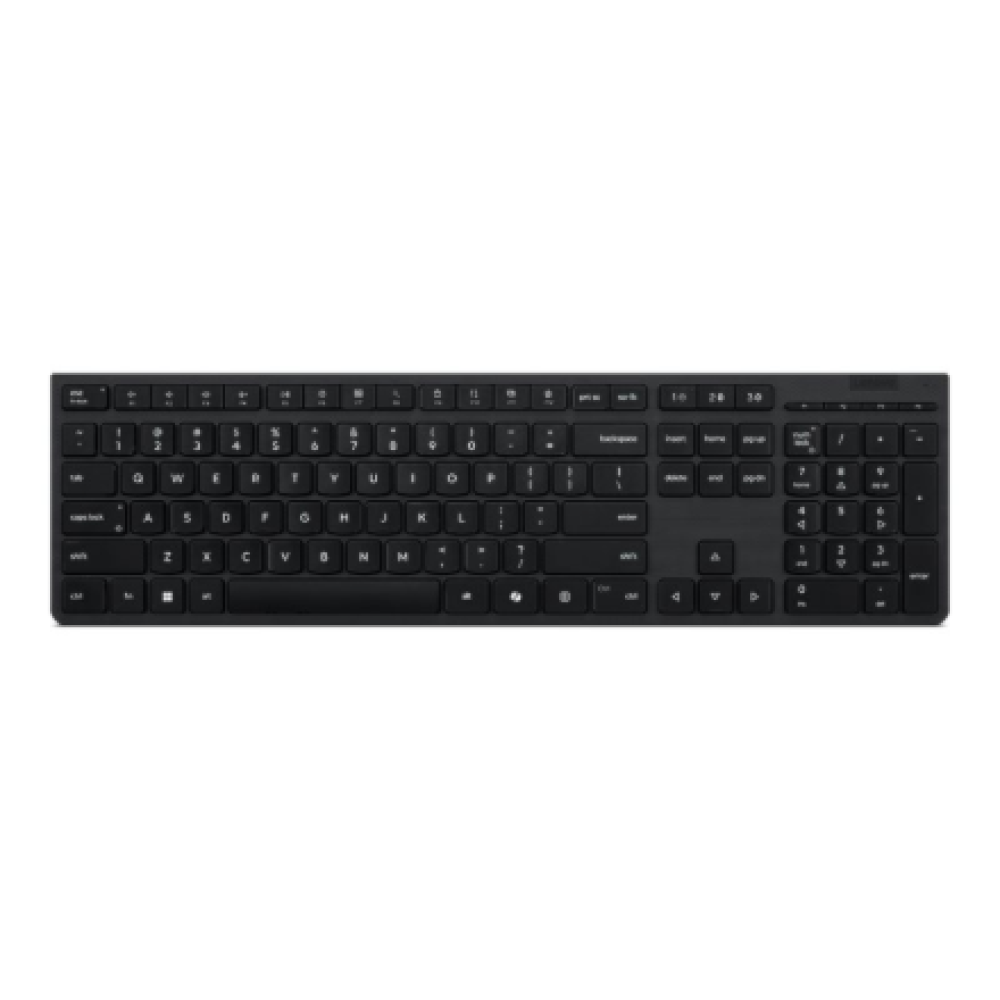Lenovo Professional Wireless Rechargeable Keyboard , Keyboard , Wireless , Lithuanian , Bluetooth , Grey
