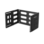 Lanberg Folding Bracket Wall-mount 19 6U , FB01-5406-10B , Black