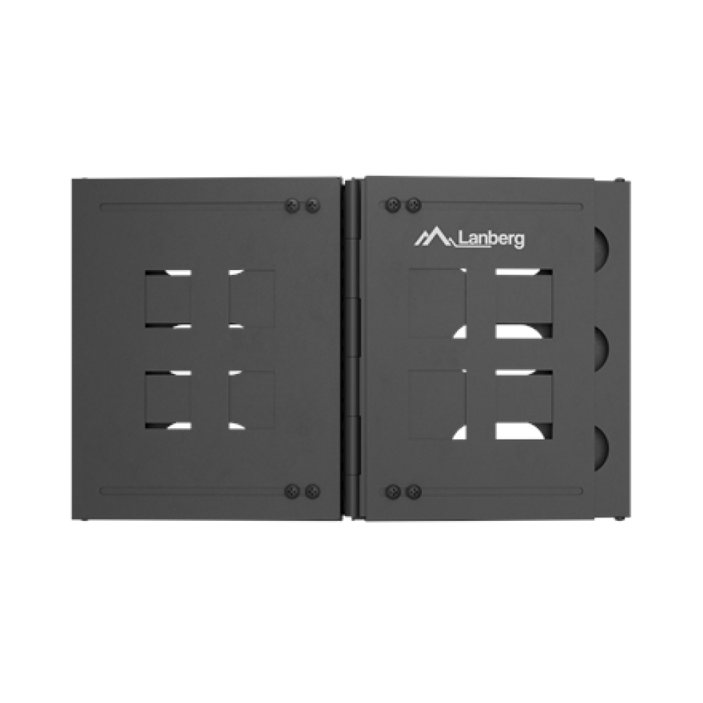 Lanberg Folding Bracket Wall-mount 19 6U , FB01-5406-10B , Black