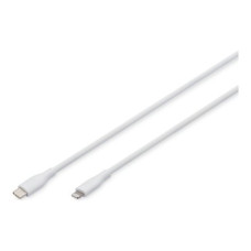 Digitus , Lightning silicone connection cable, USB-C - Lightning, 1m , AK-600110-010-W