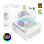 Gamemax PSU , RGB 1050G WH , 1050 W , Gold , Full Modular , White