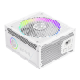 Gamemax PSU , RGB 1050G WH , 1050 W , Gold , Full Modular , White