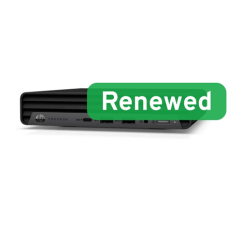 HP Renewed Grade C , ProDesk 400 G6 Desktop Mini , Intel Core i5 , i5-10500T , 16 GB , SSD , 256 GB , Intel UHD Graphics 630 , Windows 11 Pro HP Renewed Grade C , ProDesk 400 G6 Desktop Mini , Intel Core i5 , i5-10500T , 16 GB , SSD , 256 GB , Intel UHD Graphics 630 , Windows 11 Pro