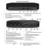 HP Renewed Grade C , ProDesk 400 G6 Desktop Mini , Intel Core i5 , i5-10500T , 16 GB , SSD , 256 GB , Intel UHD Graphics 630 , Windows 11 Pro