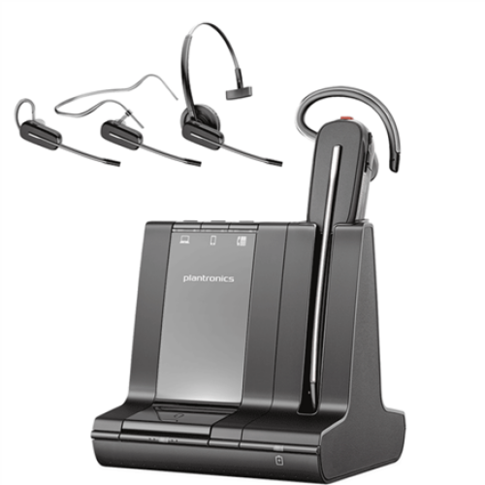 Poly , Headset , Savi 8240 Office, S8240 , Wireless , Built-in microphone , Bluetooth, USB Type-A , Black