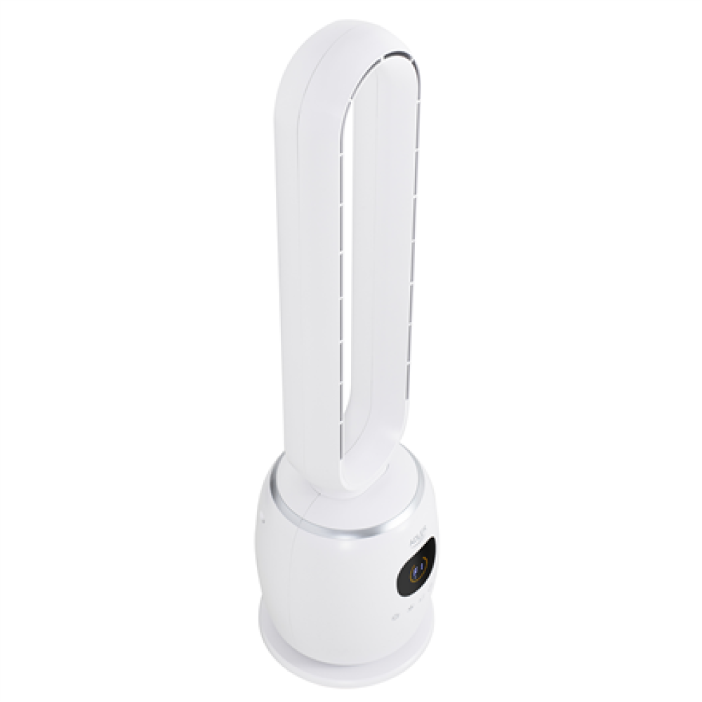 Adler Bladeless Fan , AD 7344 , Tower Fan , White , Diameter 23 cm , Number of speeds 3 , Oscillation , 60 W , Remote control