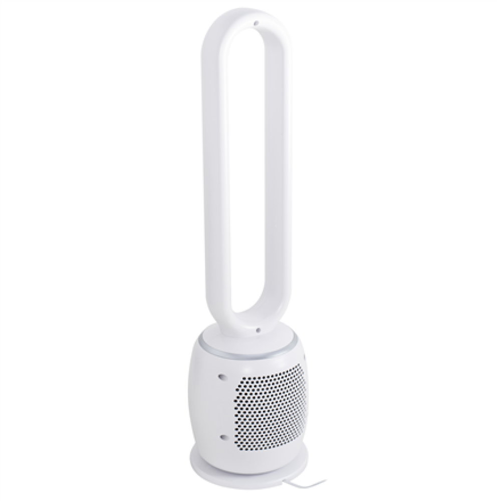 Adler Bladeless Fan , AD 7344 , Tower Fan , White , Diameter 23 cm , Number of speeds 3 , Oscillation , 60 W , Remote control