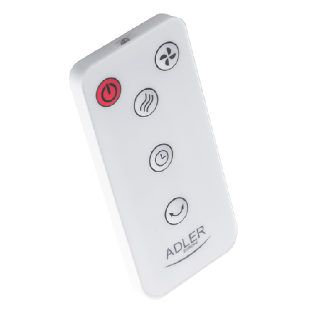 Adler Bladeless Fan , AD 7344 , Tower Fan , White , Diameter 23 cm , Number of speeds 3 , Oscillation , 60 W , Remote control