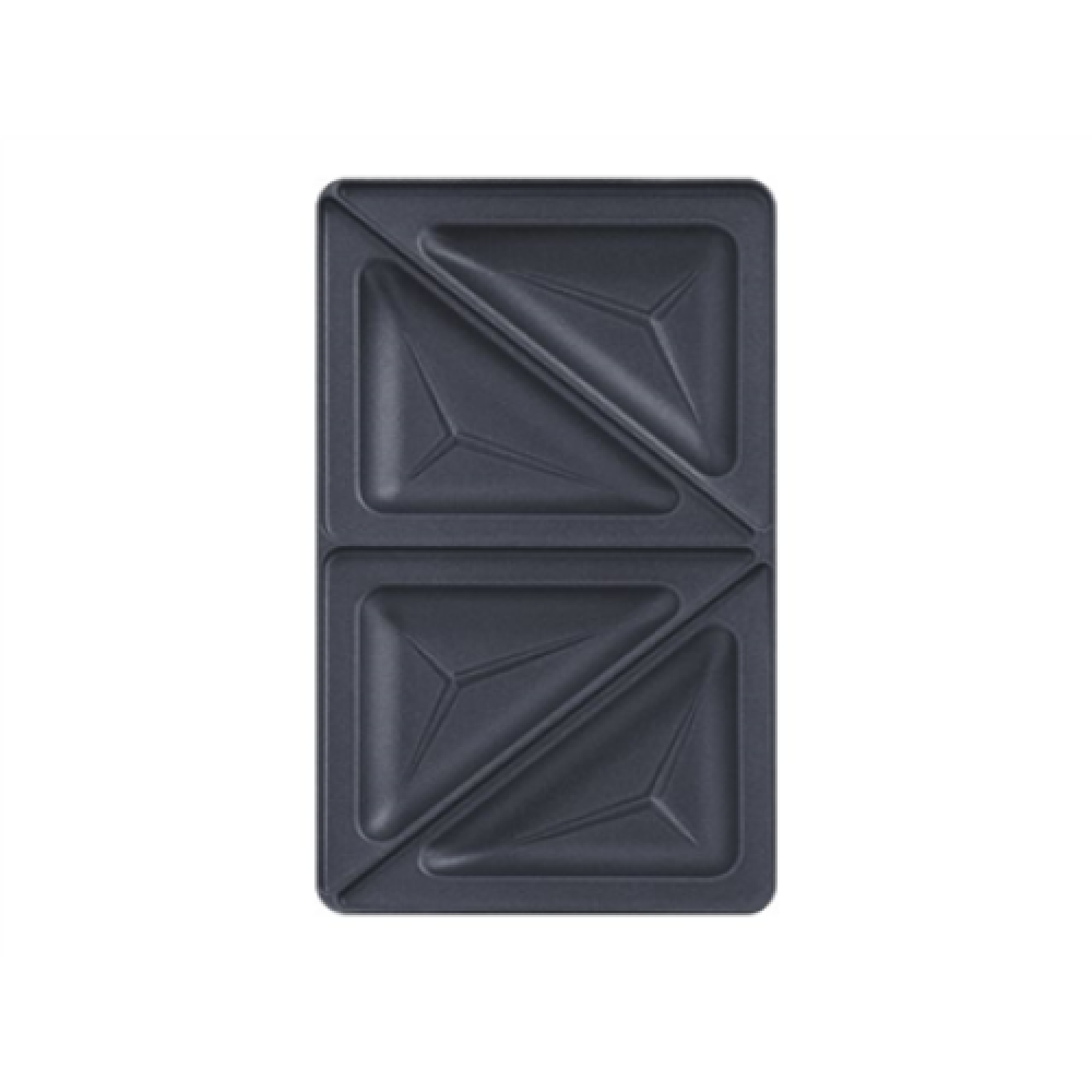 TEFAL , Triangle toasted sandwich set for Snack Collection , XA800212 , Dimensions (W x L) 13 x 22.5 cm , Black