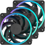 Fractal Design , Computer Fan, 3-pack , Momentum 12 RGB