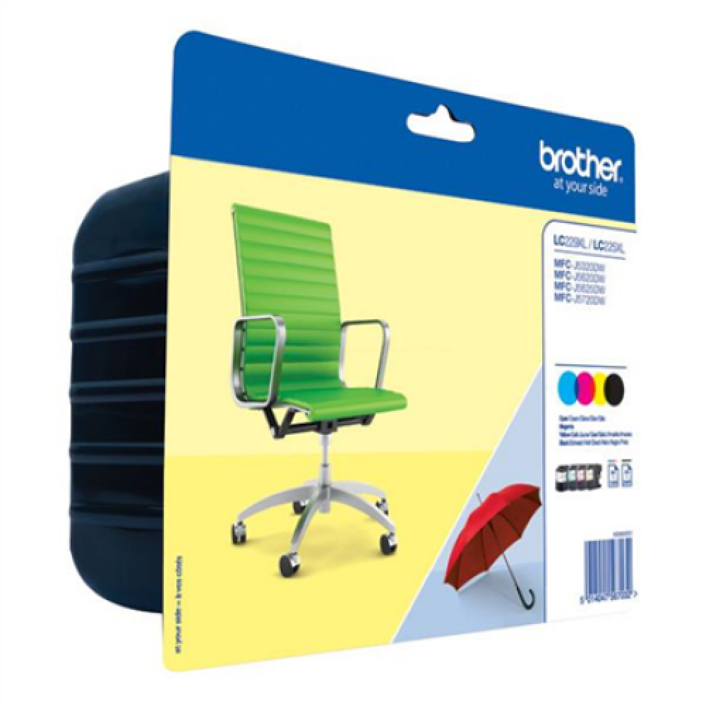 Brother LC-229XLVALBP Multipack , Ink Cartridge , Black, Cyan, Magenta, Yellow