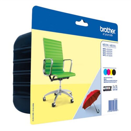 Brother LC-229XLVALBP Multipack , Ink Cartridge , Black, Cyan, Magenta, Yellow