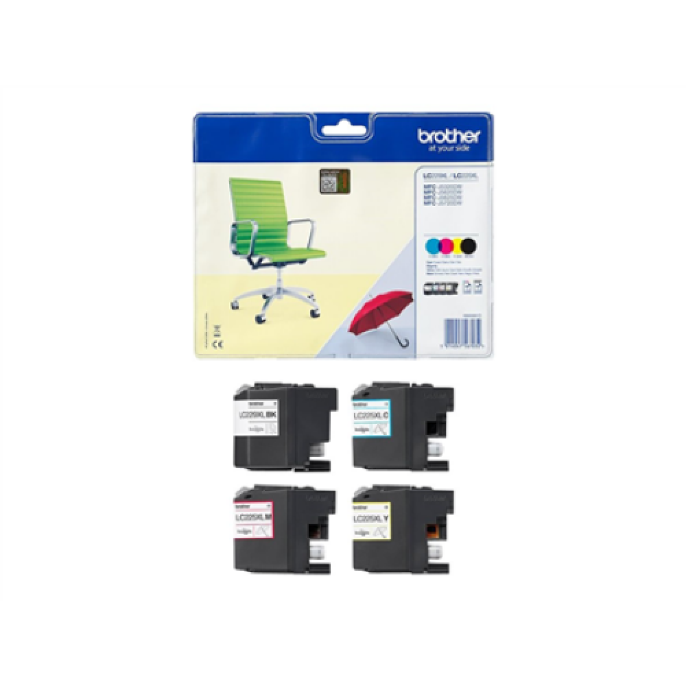 Brother LC-229XLVALBP Multipack , Ink Cartridge , Black, Cyan, Magenta, Yellow