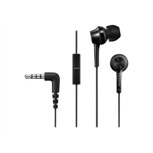 Panasonic , Canal type , RP-TCM115E-K , Wired , In-ear , Microphone , Black