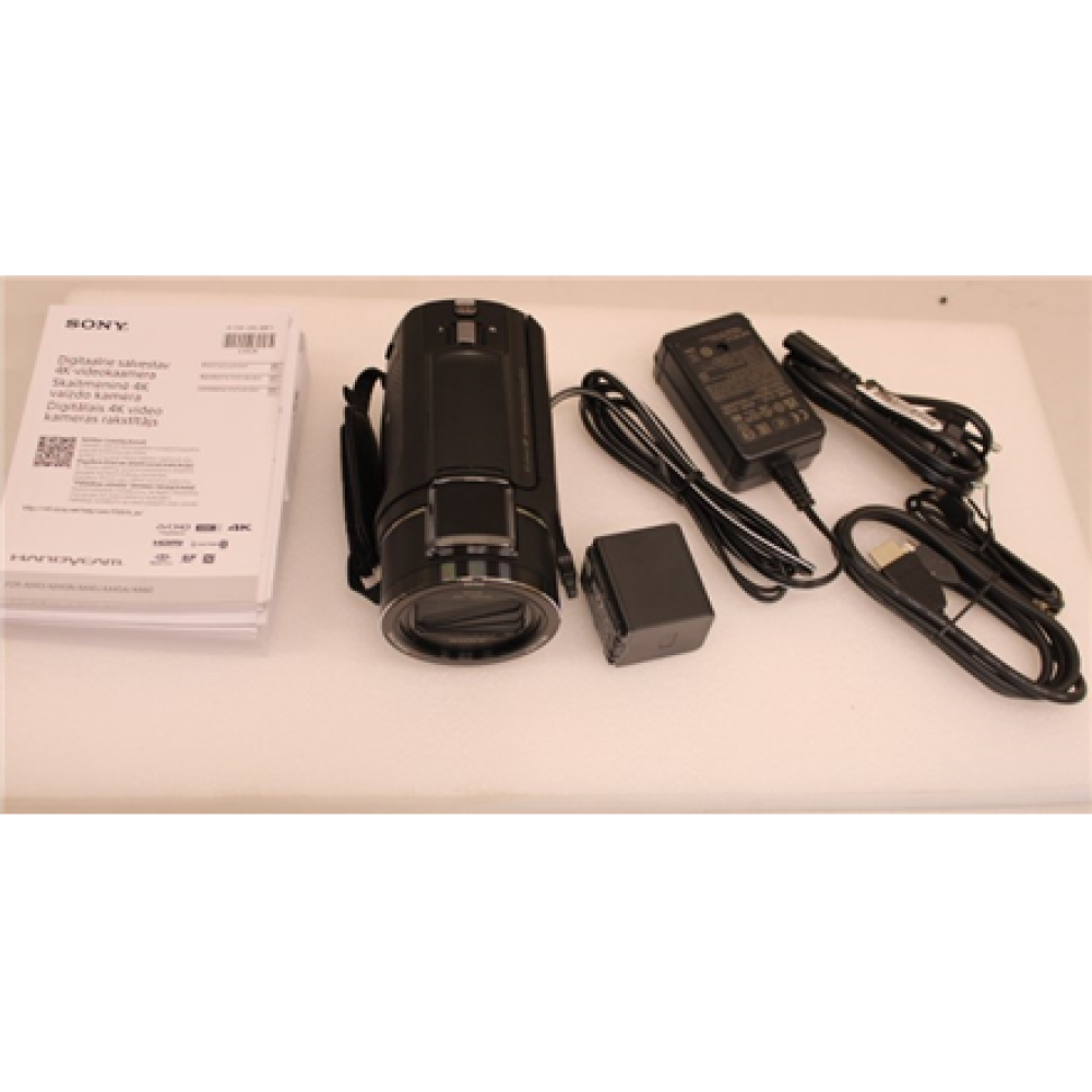 SALE OUT. Sony FDR-AX43A 4K Camcorder , 4K Camcorder , FDR-AX43A , DEMO , Black , Digital zoom 250 x , 3 , BIONZ X , Image stabilizer , 3840 x 2160 pixels , Optical zoom 20 x , Wi-Fi