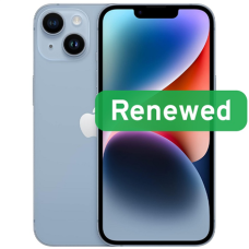 Apple Renewed Grade C , Apple iPhone 14 , Blue , 6.1 , Super Retina XDR , A15 Bionic , 6 GB , 128 GB , iOS