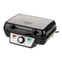 Camry , Waffle Maker , CR 3046 , 1600 W , Number of pastry 2 , Belgium , Black/Stainless Steel