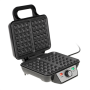 Camry , Waffle Maker , CR 3046 , 1600 W , Number of pastry 2 , Belgium , Black/Stainless Steel