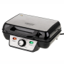 Camry , Waffle Maker , CR 3046 , 1600 W , Number of pastry 2 , Belgium , Black/Stainless Steel