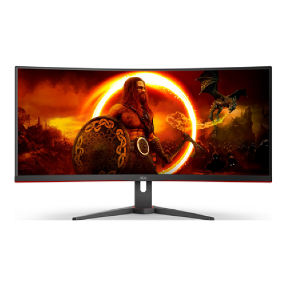 AOC , Monitor , CU34G2XE/BK , 34 , VA , 21:9 , 144 Hz , 1 ms , 3440 x 1440 pixels , 300 cd/m² , HDMI ports quantity 1