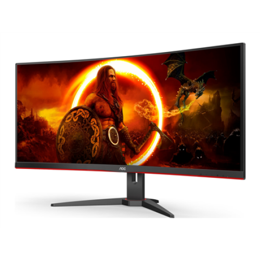 AOC , Monitor , CU34G2XE/BK , 34 , VA , 21:9 , 144 Hz , 1 ms , 3440 x 1440 pixels , 300 cd/m² , HDMI ports quantity 1