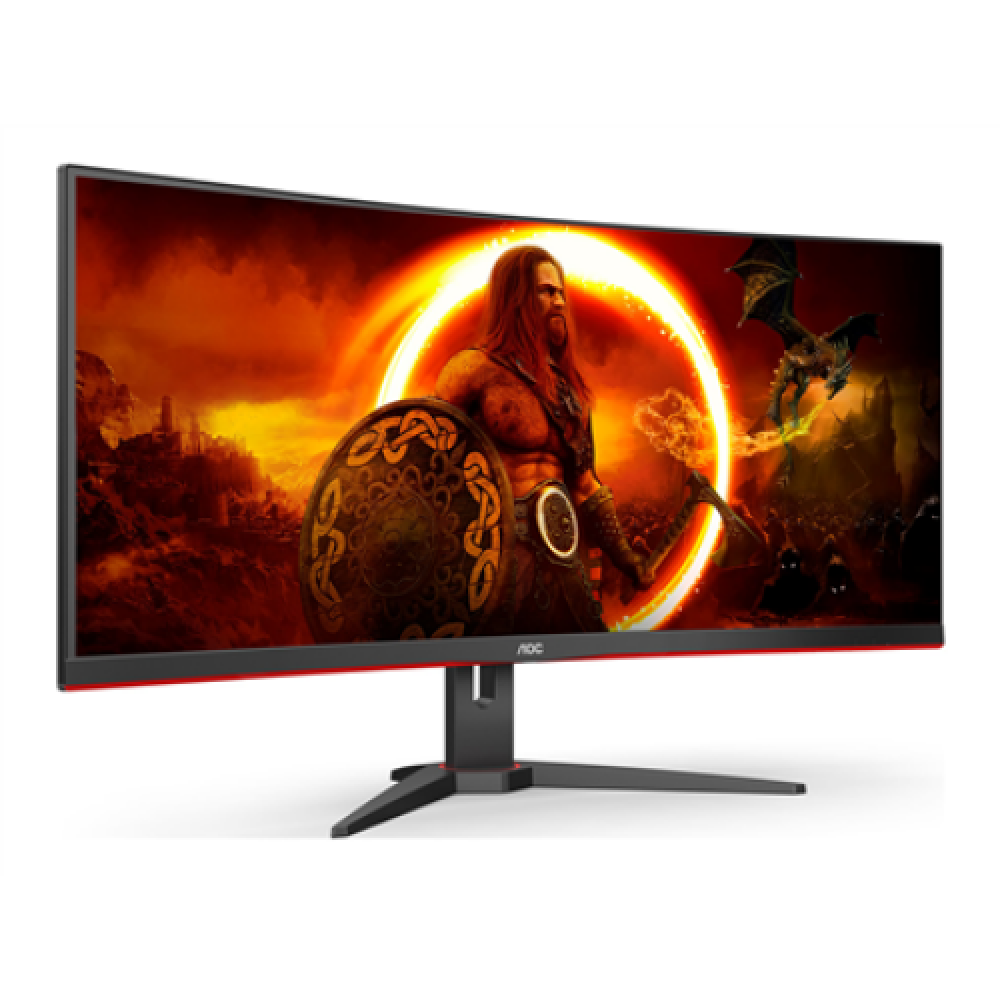 AOC , Monitor , CU34G2XE/BK , 34 , VA , 21:9 , 144 Hz , 1 ms , 3440 x 1440 pixels , 300 cd/m² , HDMI ports quantity 1