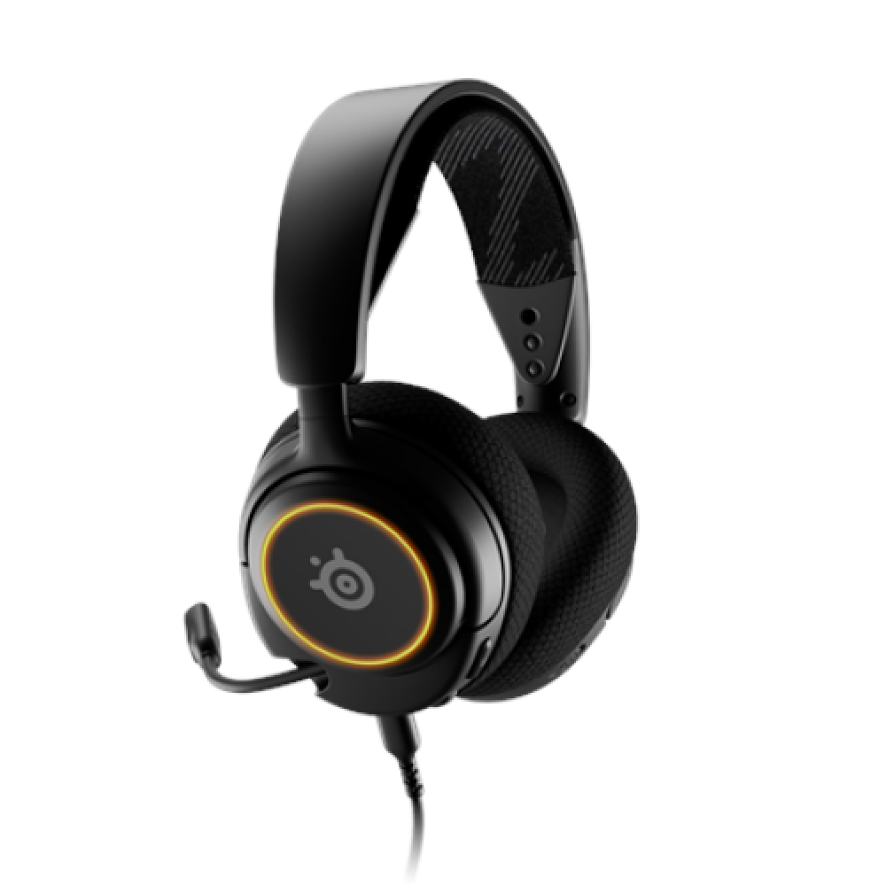 SteelSeries Gaming Headset Arctis Nova 3 Over-Ear, Built-in microphone, Black, Noise canceling