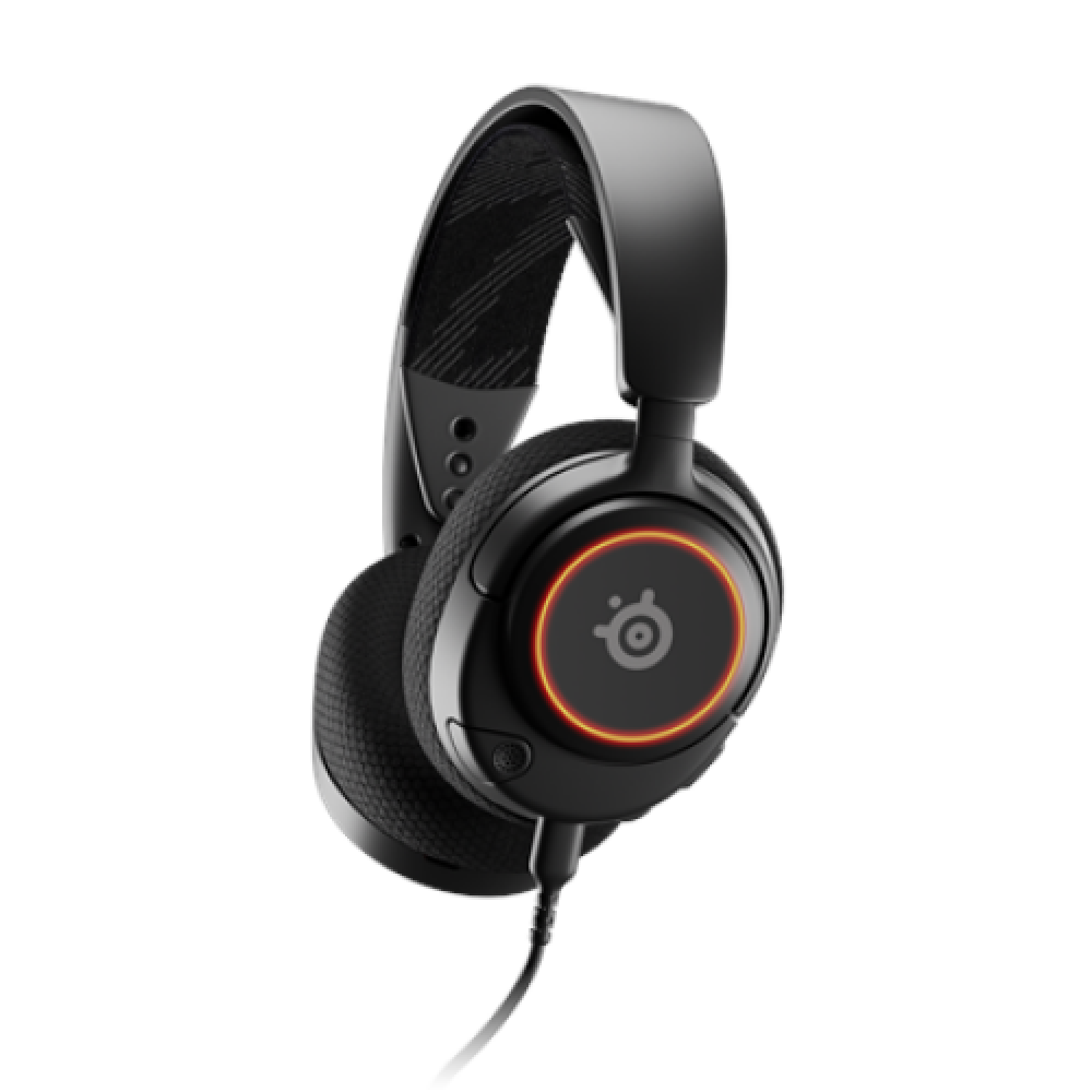 SteelSeries Gaming Headset Arctis Nova 3 Over-Ear, Built-in microphone, Black, Noise canceling