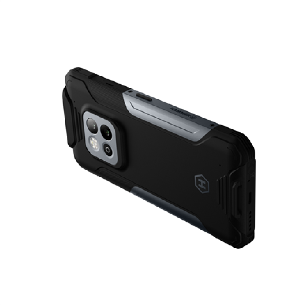 Hammer Construction , 2 5G , Silver , 6.58 , IPS , 1080 x 2408 pixels , Mediatek , Dimensity 6300 , Internal RAM 6 GB , 128 GB , microSD , Dual SIM , Nano SIM , 3G , 4G , 5G , Main camera resolution 50 MP , Secondary camera resolution 8 MP , Android , 14 