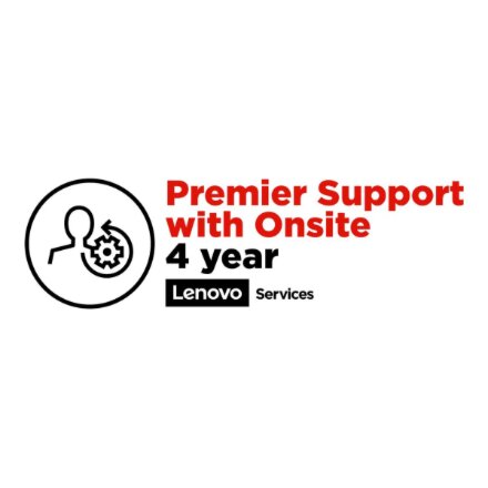 Lenovo Warranty , 4Y Premier Support upgrade from 3Y Courier/Carry-in , 4 year(s)