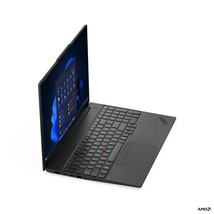 Lenovo ThinkPad E16 G4 AMD , Black , 16 , IPS , WUXGA , 1920 x 1200 pixels , Anti-glare , AMD Ryzen AI 7 , 345 , 16 GB , SODIMM DDR5 , Solid-state drive capacity 512 GB , AMD Radeon 820M Graphics , Windows 11 Pro , 802.11be , Bluetooth version 5.4 , Keybo
