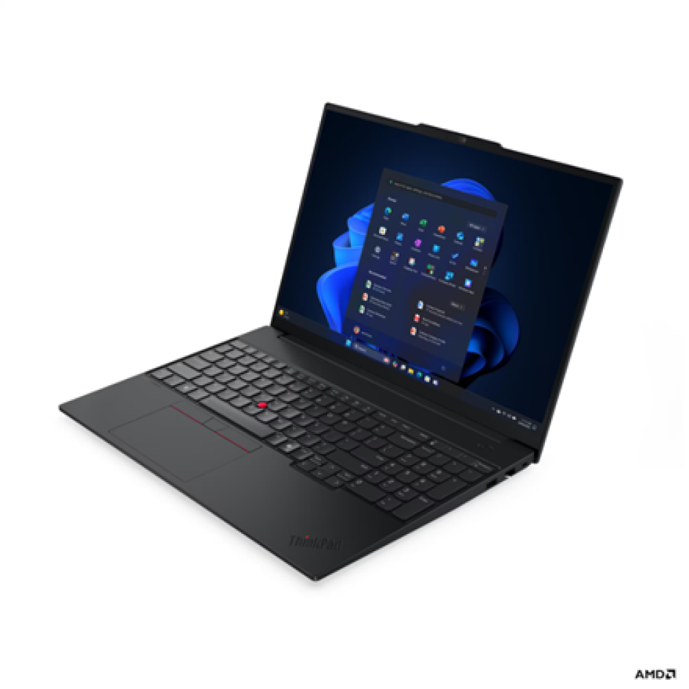 Lenovo ThinkPad E16 G4 AMD , Black , 16 , IPS , WUXGA , 1920 x 1200 pixels , Anti-glare , AMD Ryzen AI 7 , 345 , 16 GB , SODIMM DDR5 , Solid-state drive capacity 512 GB , AMD Radeon 820M Graphics , Windows 11 Pro , 802.11be , Bluetooth version 5.4 , Keybo