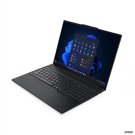 Lenovo ThinkPad E16 G4 AMD , Black , 16 , IPS , WUXGA , 1920 x 1200 pixels , Anti-glare , AMD Ryzen AI 7 , 345 , 16 GB , SODIMM DDR5 , Solid-state drive capacity 512 GB , AMD Radeon 820M Graphics , Windows 11 Pro , 802.11be , Bluetooth version 5.4 , Keybo