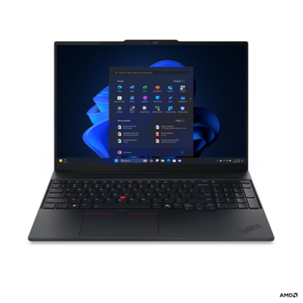 Lenovo ThinkPad E16 G4 AMD , Black , 16 , IPS , WUXGA , 1920 x 1200 pixels , Anti-glare , AMD Ryzen AI 7 , 345 , 16 GB , SODIMM DDR5 , Solid-state drive capacity 512 GB , AMD Radeon 820M Graphics , Windows 11 Pro , 802.11be , Bluetooth version 5.4 , Keybo
