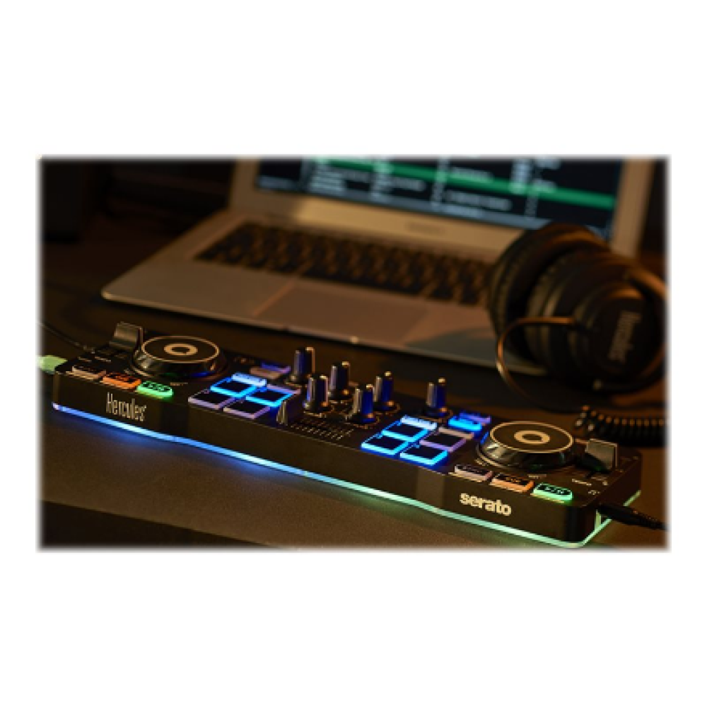 Hercules DJ Starter Kit , Speakers , USB connectivity