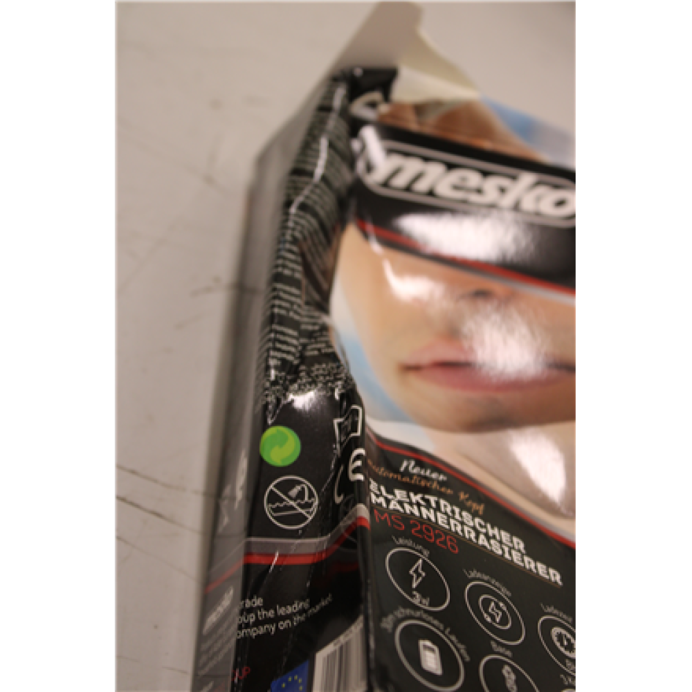 MS 2926SO SALE OUT. Mesko MS 2926 Electric Shaver, Cordless, Operating time 30 min, NiMH, Black , Mesko , Electric Shaver , MS 2926 , Operating time (max) 30 min , NiMH , Black , DAMAGED PACKAGING