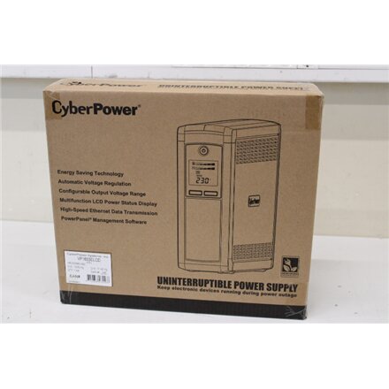 SALE OUT. CyberPower VP1600ELCD Backup UPS Systems , CyberPower , Backup UPS Systems , VP1600ELCD , 1600 VA , 960 W , DAMAGED PACKAGING