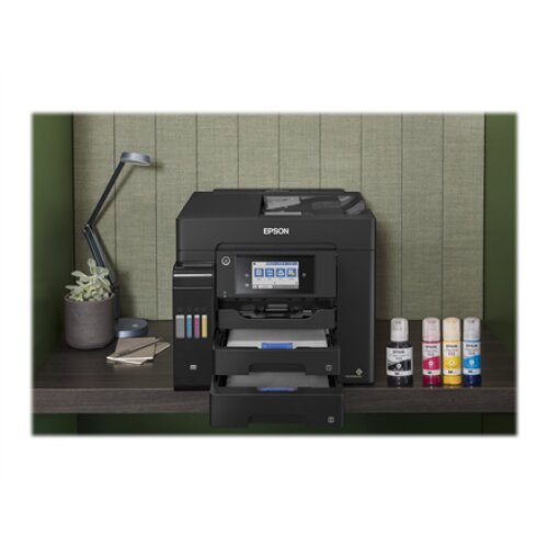 Epson , Multifunctional Printer , EcoTank L6550 , Inkjet , Colour , Inkjet Multifunctional Printer , A4 , Wi-Fi , Black