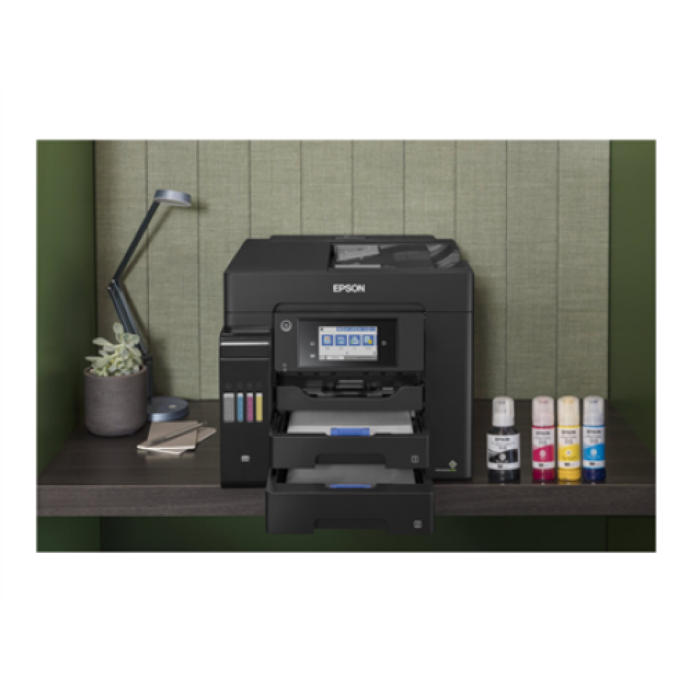 Epson Multifunctional Printer , EcoTank L6550 , Inkjet , Colour , Inkjet Multifunctional Printer , A4 , Wi-Fi , Black