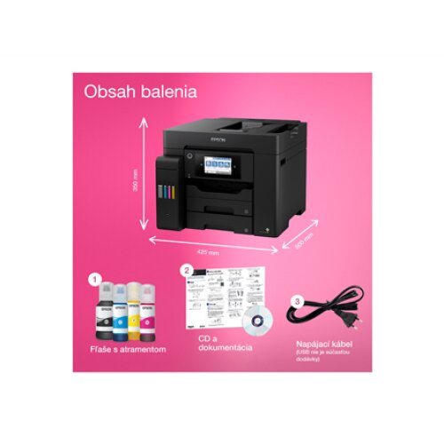 Epson , Multifunctional Printer , EcoTank L6550 , Inkjet , Colour , Inkjet Multifunctional Printer , A4 , Wi-Fi , Black