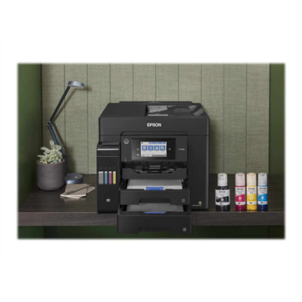 Epson Multifunctional Printer , EcoTank L6550 , Inkjet , Colour , Inkjet Multifunctional Printer , A4 , Wi-Fi , Black