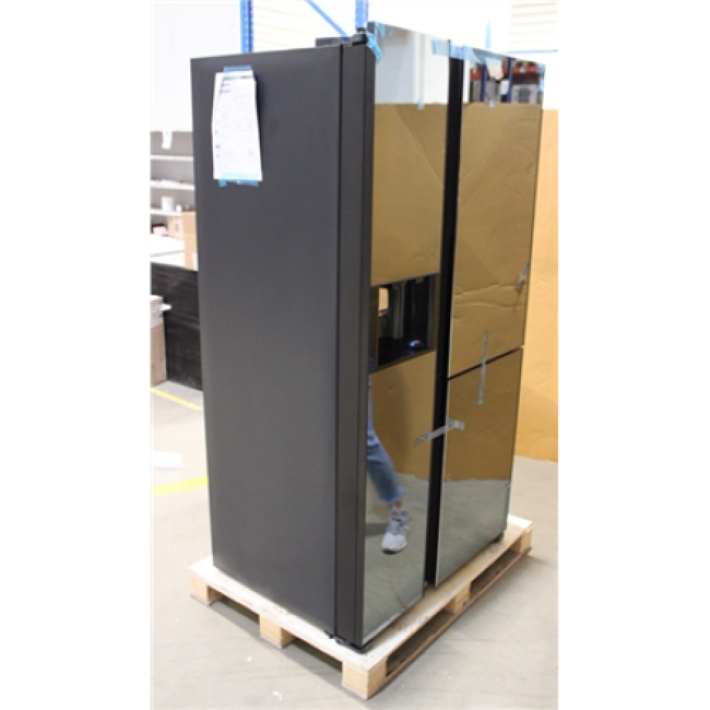 SALE OUT. Hitachi Refrigerator R-M700VAGRU9X-2 (MIR) Energy efficiency class F, Free standing, Side by side, Height 180 cm, No Frost system, Fridge net capacity 362 L, Freezer net capacity 207 L, Display, 42 dB, Mirror, REFURBISHED, DAMAGED PACKAGING