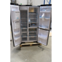 SALE OUT. Hitachi Refrigerator R-M700VAGRU9X-2 (MIR) Energy efficiency class F, Free standing, Side by side, Height 180 cm, No Frost system, Fridge net capacity 362 L, Freezer net capacity 207 L, Display, 42 dB, Mirror, REFURBISHED, DAMAGED PACKAGING