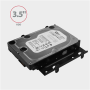 AXAGON Metal frame for mounting four 2.5 disks or two 2.5 disks and one 3.5 disk in a 5.25 position , RHD-435