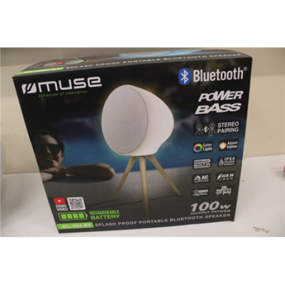 SALE OUT. , Muse , Portable Bluetooth Speaker , ML-655 BT , DEMO , Bluetooth , Portable , Wireless connection
